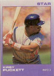 1988 Star Puckett #7 Kirby Puckett/Info 2