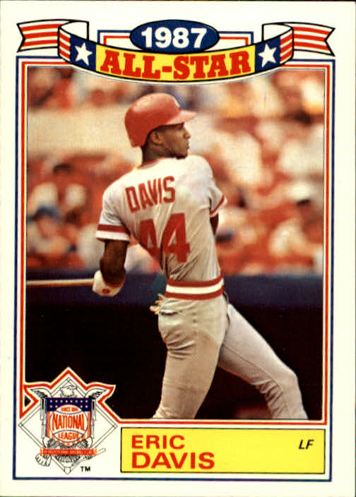1988 Topps Glossy All-Stars #17 Eric Davis