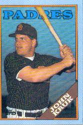 1988 Topps Wax Box Cards #G John Kruk