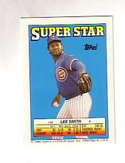 1988 Topps/O-Pee-Chee Sticker Backs #33 Lee Smith