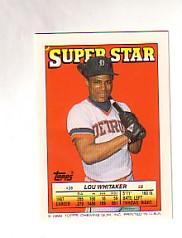 1988 Topps/O-Pee-Chee Sticker Backs #38 Lou Whitaker