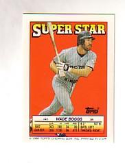 1988 Topps/O-Pee-Chee Sticker Backs #40 Wade Boggs
