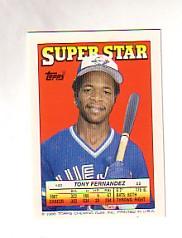 1988 Topps/O-Pee-Chee Sticker Backs #43 Tony Fernandez