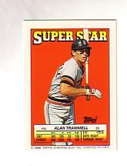 1988 Topps/O-Pee-Chee Sticker Backs #45 Alan Trammell