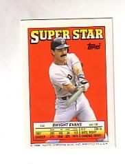 1988 Topps/O-Pee-Chee Sticker Backs #50 Dwight Evans