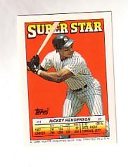 1988 Topps/O-Pee-Chee Sticker Backs #51 Rickey Henderson