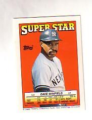 1988 Topps/O-Pee-Chee Sticker Backs #54 Dave Winfield