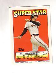 1988 Topps/O-Pee-Chee Sticker Backs #55 Terry Kennedy
