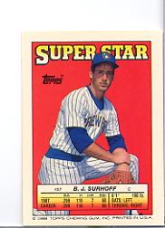 1988 Topps/O-Pee-Chee Sticker Backs #57 B.J. Surhoff