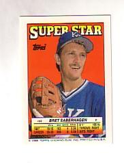 1988 Topps/O-Pee-Chee Sticker Backs #60 Bret Saberhagen