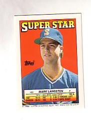 1988 Topps/O-Pee-Chee Sticker Backs #63 Mark Langston