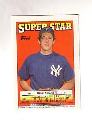 1988 Topps/O-Pee-Chee Sticker Backs #66 Dave Righetti