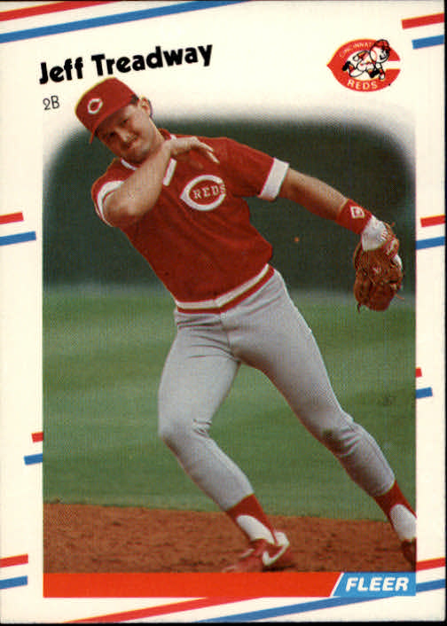 1988 Fleer #249 Jeff Treadway RC