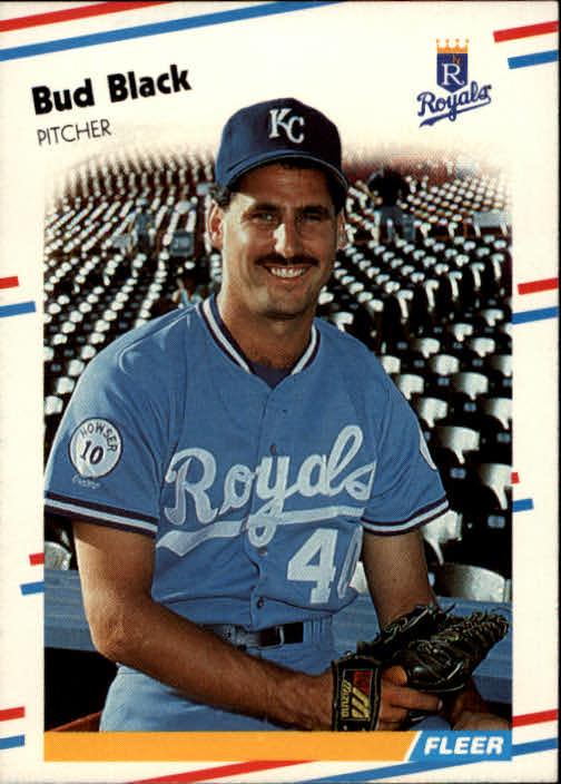 1988 Fleer #252 Bud Black