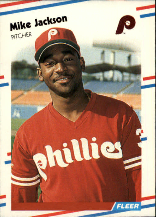 1988 Fleer #306 Mike Jackson RC*