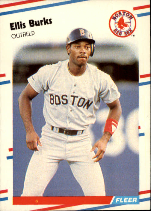 1988 Fleer #348 Ellis Burks RC