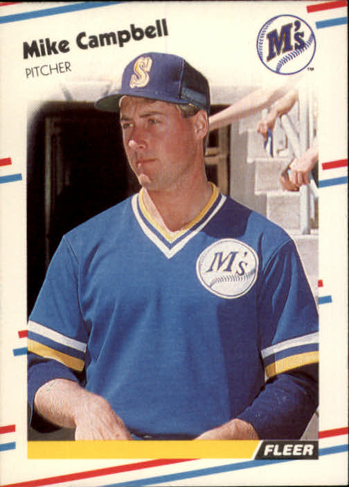 1988 Fleer #372 Mike Campbell