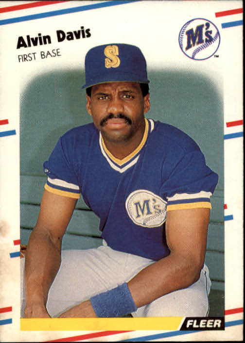 1988 Fleer #373 Alvin Davis