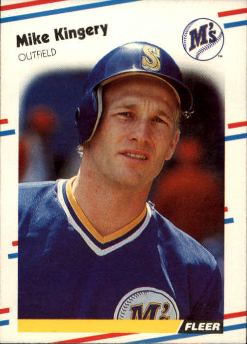 1988 Fleer #376 Mike Kingery