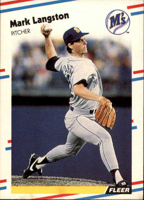 1988 Fleer #377 Mark Langston