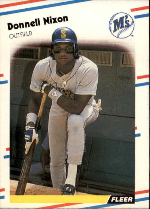 1988 Fleer #382 Donell Nixon