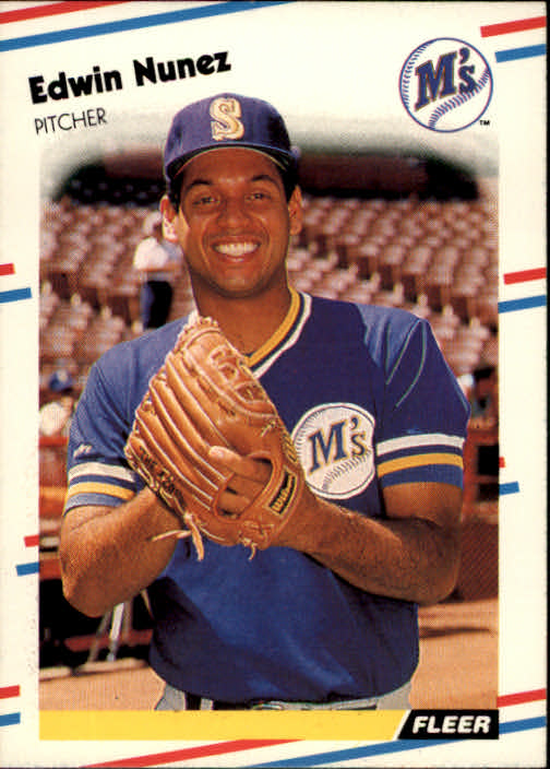 1988 Fleer #383 Edwin Nunez