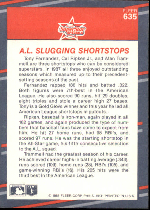 Pick From List 1988 Fleer Baseball