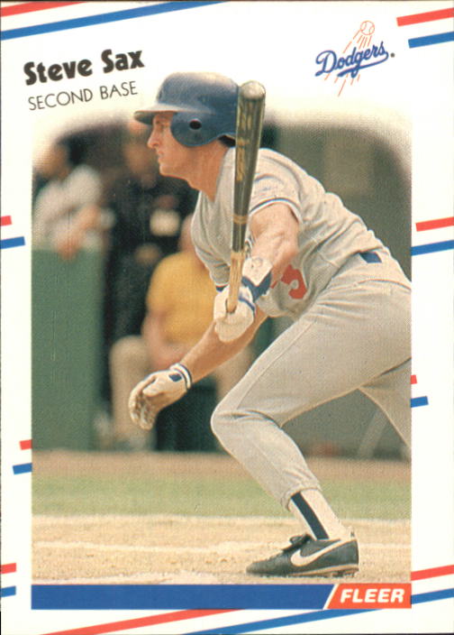 1988 Fleer Glossy #523 Steve Sax