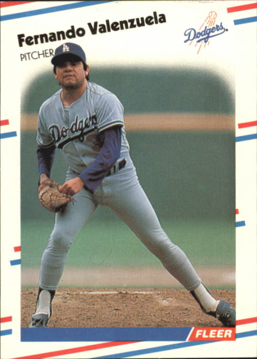 1988 Fleer Glossy #528 Fernando Valenzuela