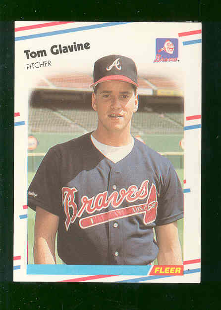 1988 Fleer Glossy #539 Tom Glavine