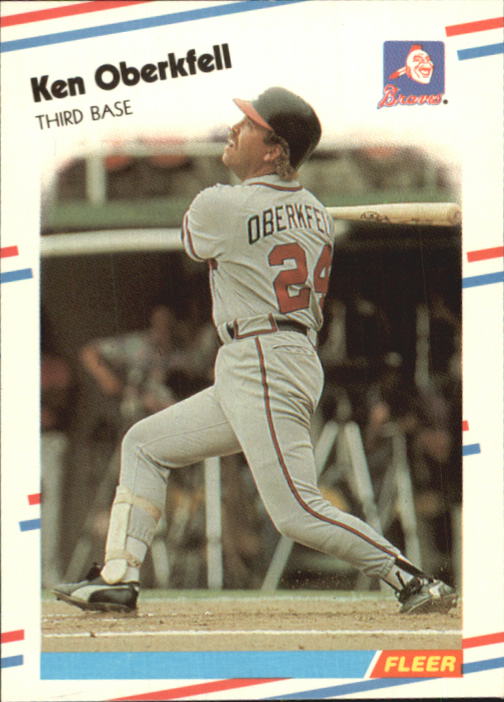 1988 Fleer Glossy #545 Ken Oberkfell
