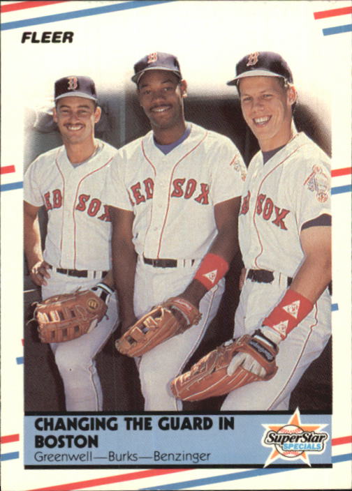 1988 Fleer Glossy #630 Greenwell/Burks/Benz