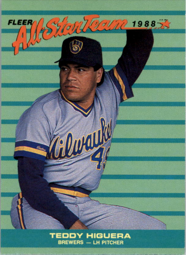 1988 Fleer All-Stars #3 Ted Higuera