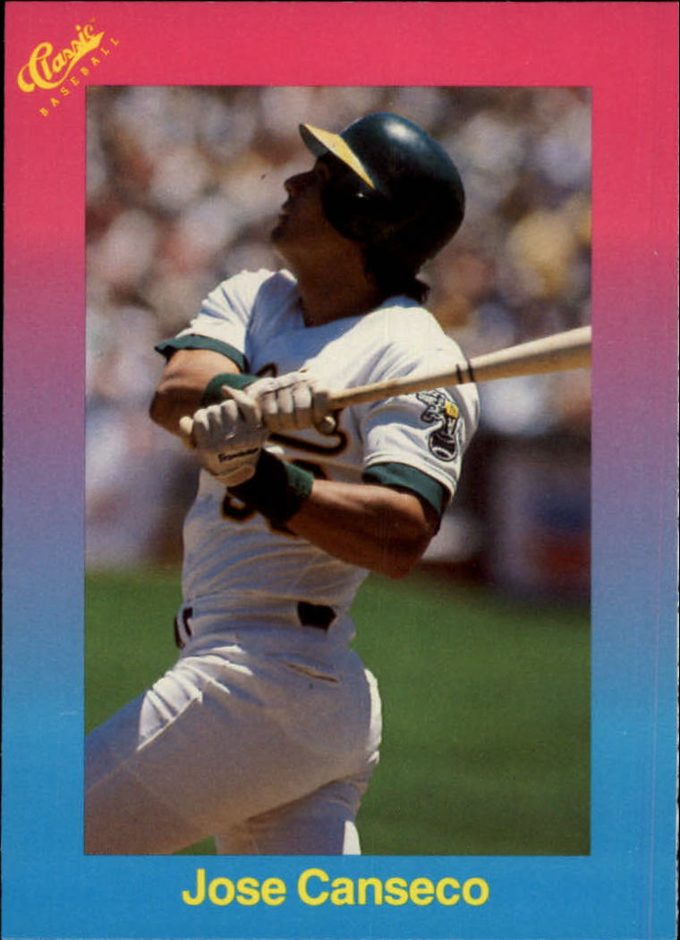 1989 Classic Light Blue #3 Jose Canseco