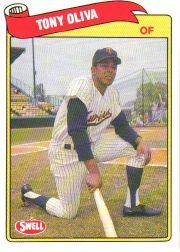 1989 Swell Baseball Greats #12 Tony Oliva
