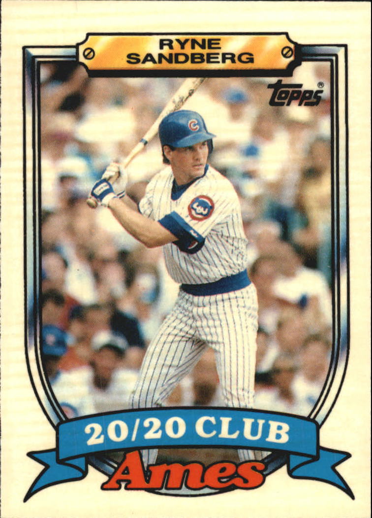 1989 Topps Ames 20/20 Club #26 Ryne Sandberg