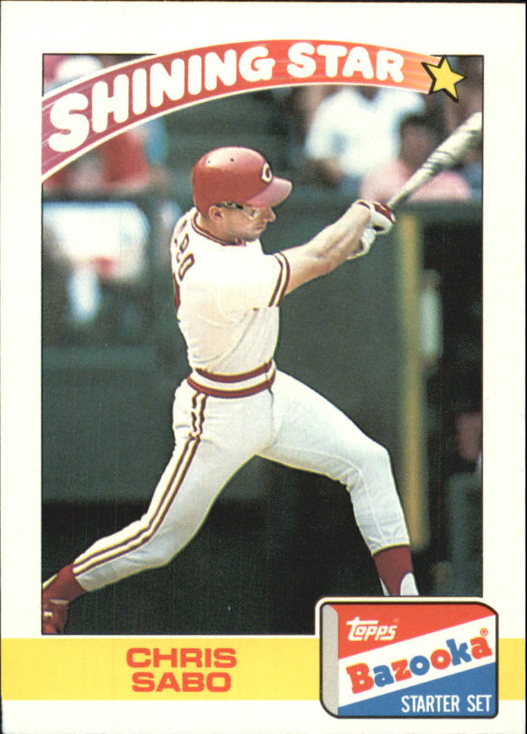 1989 Bazooka #18 Chris Sabo