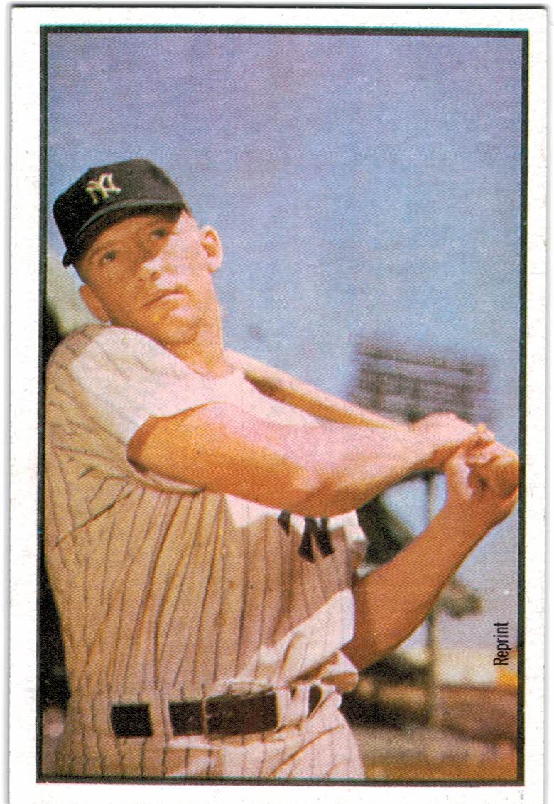 1989 Bowman Reprint Inserts #6 Mickey Mantle 53