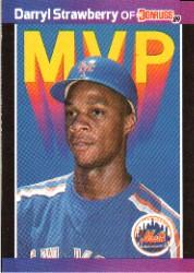 1989 Donruss Bonus MVP's #BC6 Darryl Strawberry