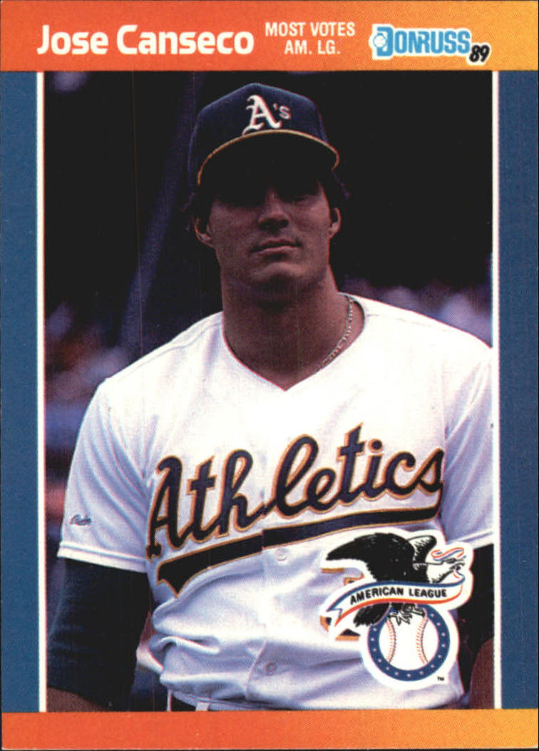 1989 Donruss All-Stars #30 Jose Canseco/(Top AL Vote Getter)