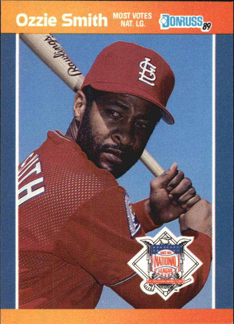 1989 Donruss All-Stars #62 Ozzie Smith/(Top AL Vote Getter)