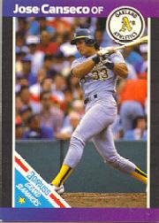 1989 Donruss Grand Slammers #1 Jose Canseco