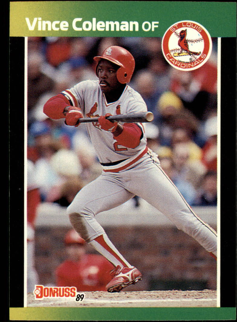 1989 Donruss Baseball's Best #19 Vince Coleman