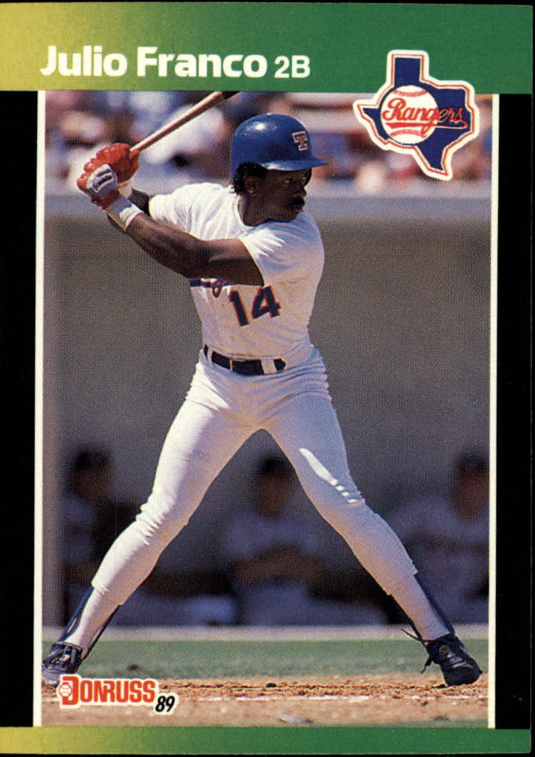 1989 Donruss Baseball's Best #32 Julio Franco