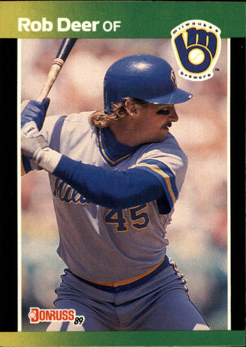 1989 Donruss Baseball's Best #71 Rob Deer