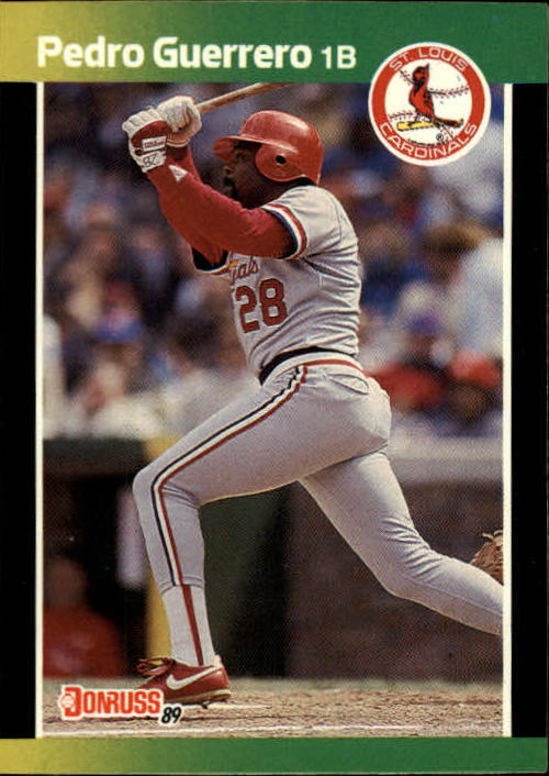 1989 Donruss Baseball's Best #75 Pedro Guerrero