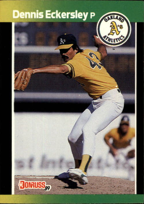 1989 Donruss Baseball's Best #134 Dennis Eckersley