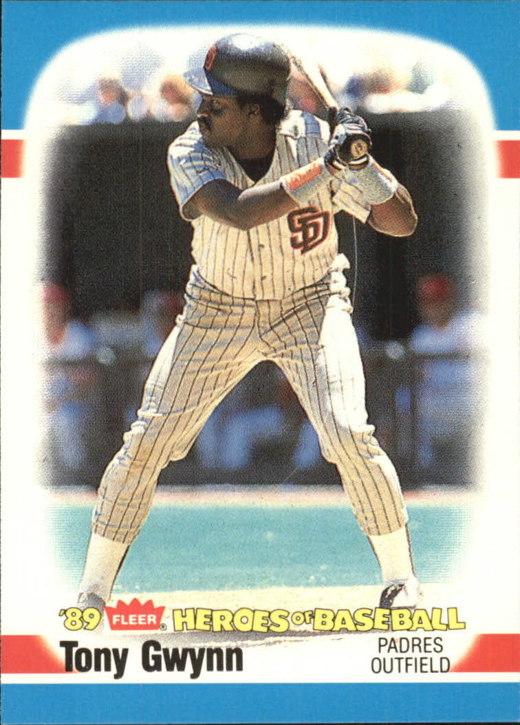 1989 Fleer Heroes of Baseball #20 Tony Gwynn