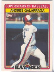 1989 Kay-Bee #12 Andres Galarraga