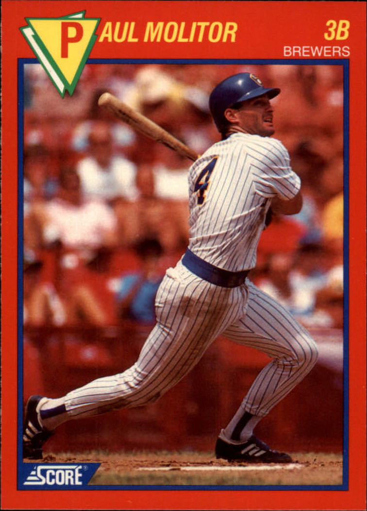 1989 Score Hottest 100 Stars #57 Paul Molitor